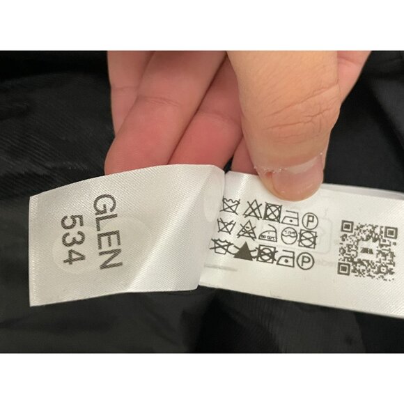 Zara Womens Blazer Suit Jacket M Medium Black Lined Single Breasted 8616/595 NWT - Picture 10 of 13